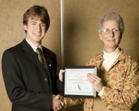 Presentation to Kevin Beattie, photo by Ken Washburn