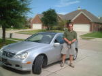 Mercedes-Benz Kompressor C230 in front of home in Katy, Texas